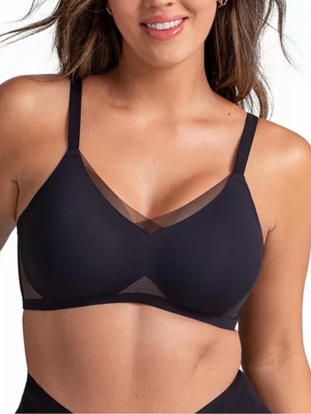 NWT Honeylove LiftWear CrossOver Bra NWT Black Size S